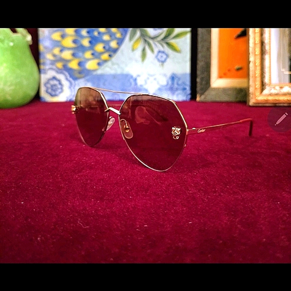 Authentic Cartier Sunglasses - image 2